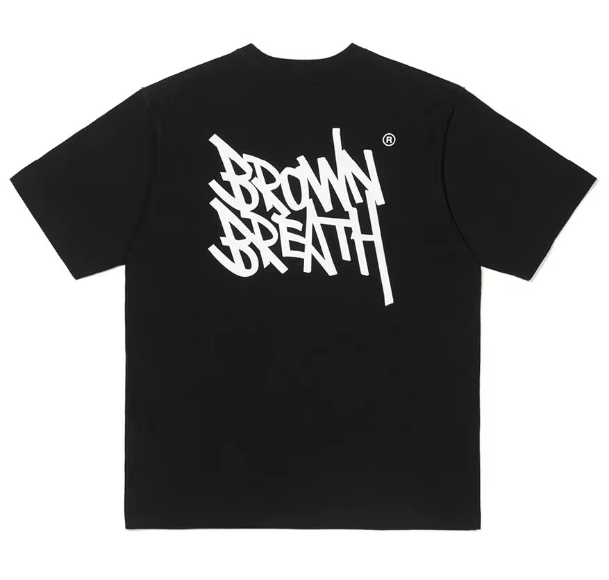 Streetwear Brand Tags - Camiseta de Algodão com Logo TAG