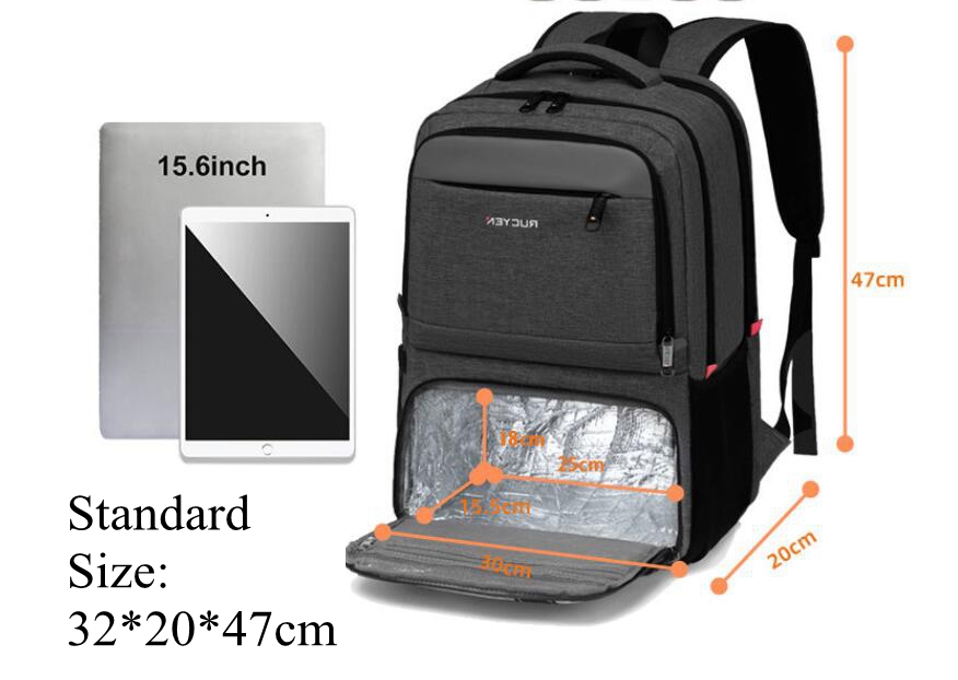 Streetwear Brand Backpack - Marca masculina 15.6 Polegada mochila portátil