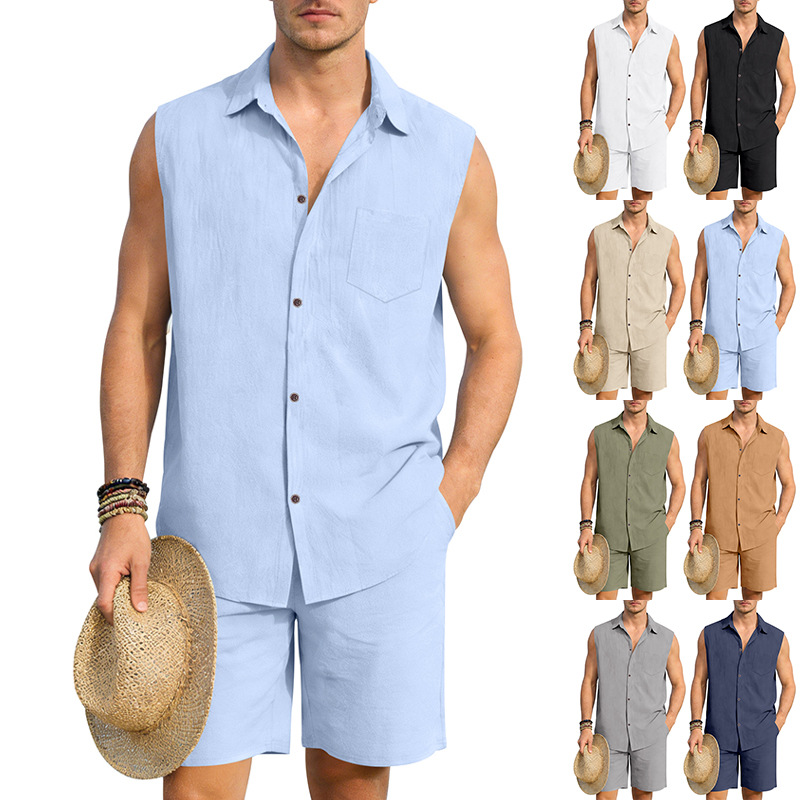 Streetwear Brand Tags - Conjunto Masculino de Verão 2026: Camisa