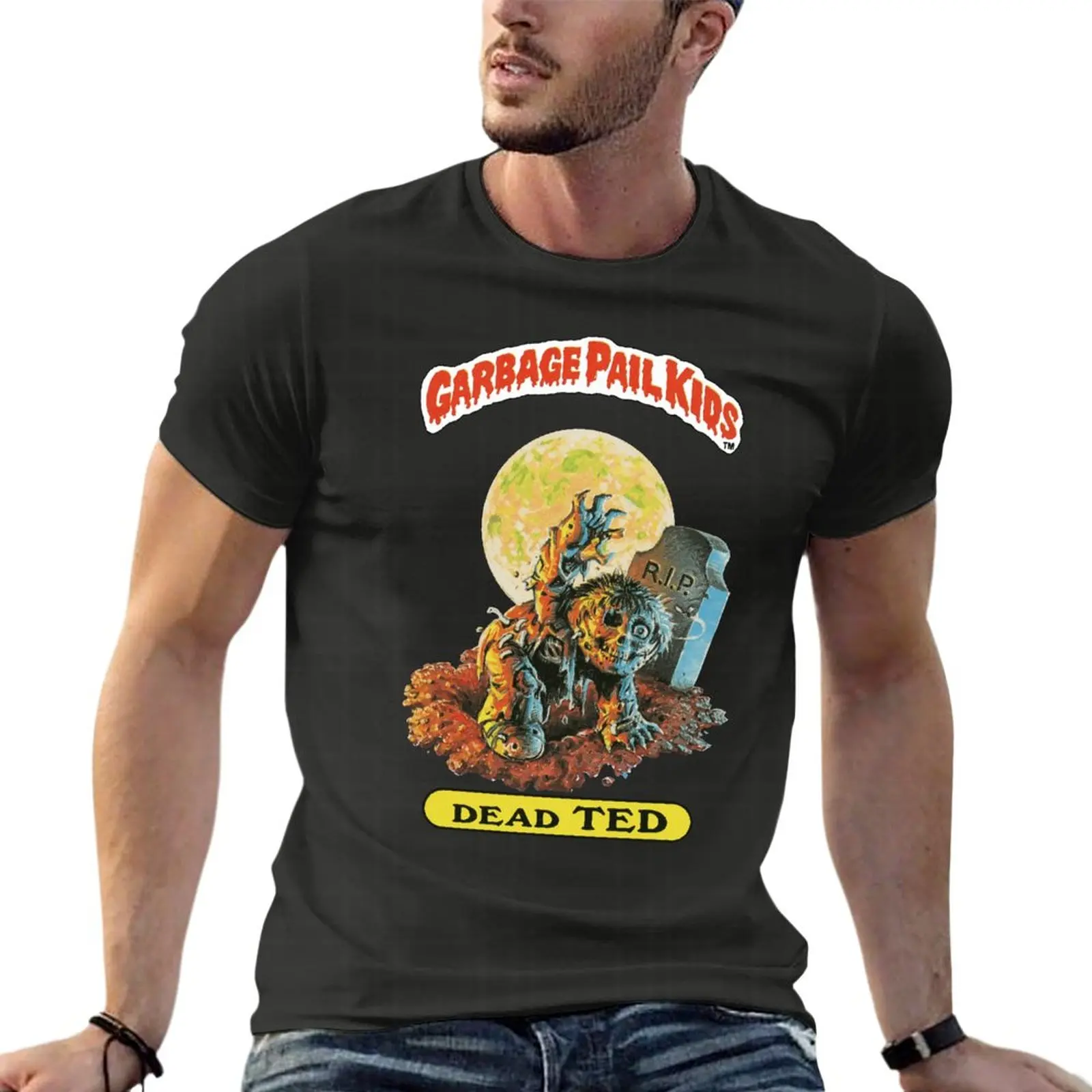 Streetwear Brand Jacket - Camiseta de balde de lixo oversize