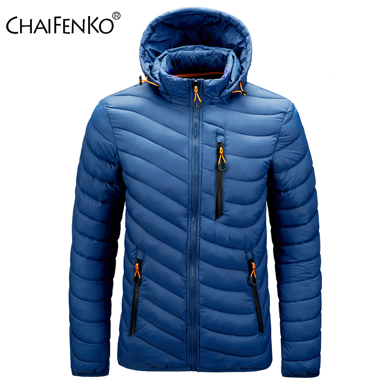 Streetwear Brand Jacket - Chaifenko marca inverno quente jaqueta à