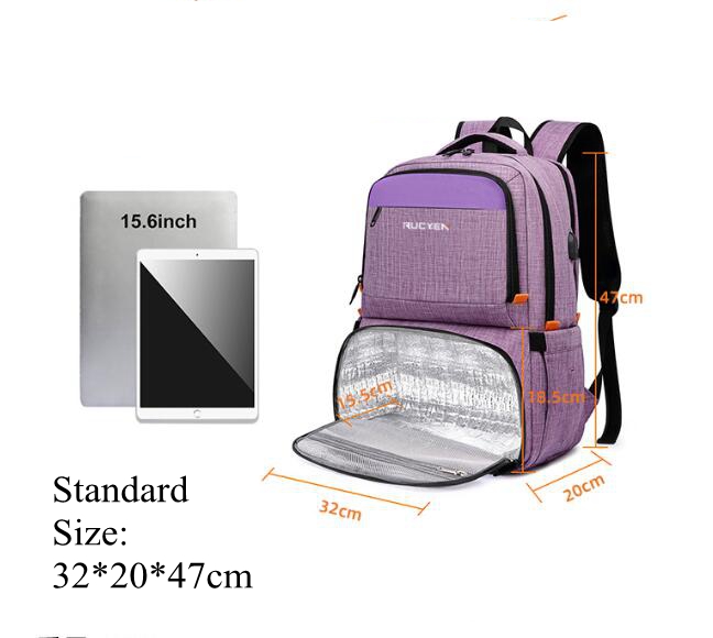 Marca masculina 15.6 Polegada  - Streetwear Brand Backpack avaliação e preço