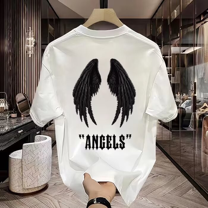 Camiseta de Algodão Puro de Ma - Streetwear Brand Tags avaliação e preço