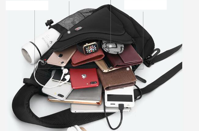 Kaka marca masculina mensageir - Streetwear Brand Backpack avaliação e preço