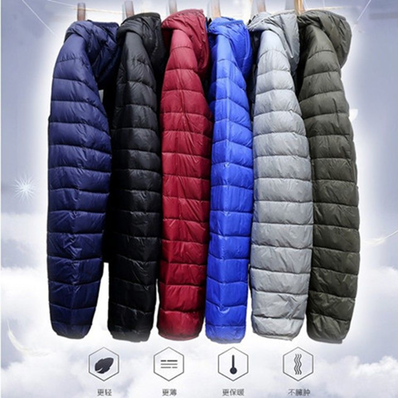 Jaqueta de pato ultra leve mas - Streetwear Brand Jacket avaliação e preço