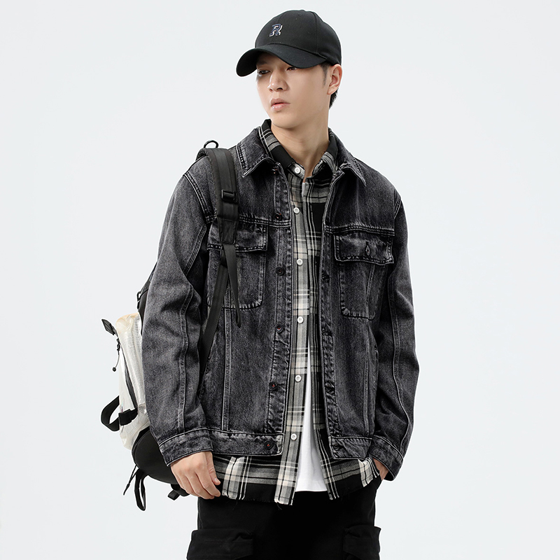 Jaqueta Jeans Masculina Cinza  - Streetwear Brand Jacket avaliação e preço