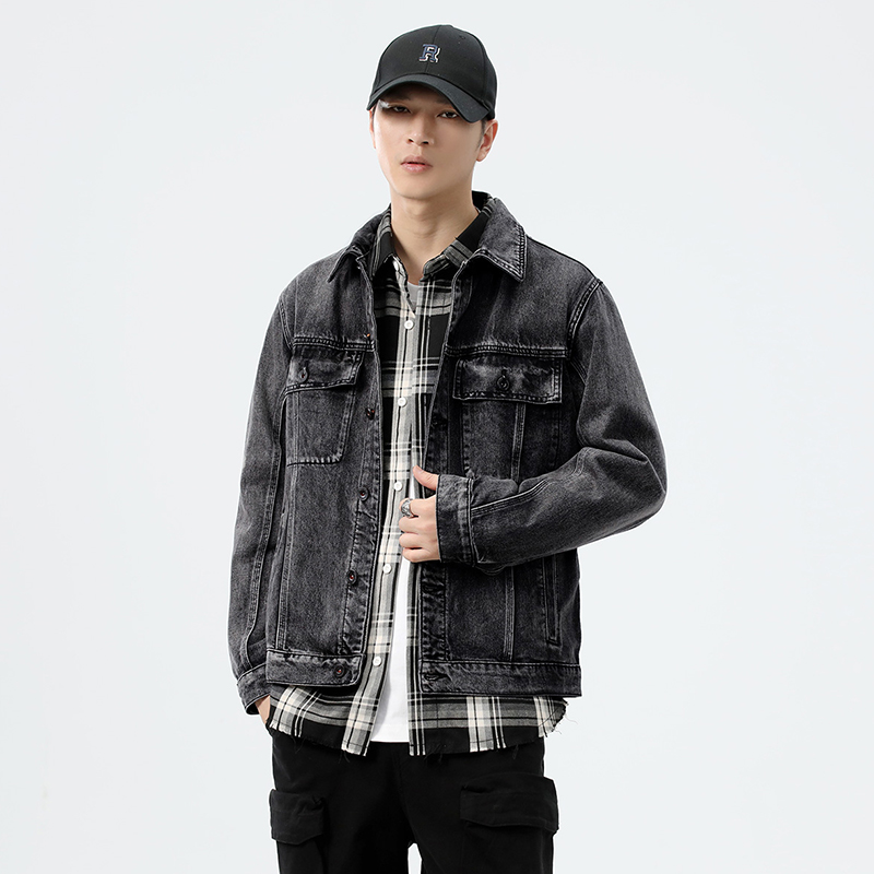 Jaqueta Jeans Masculina Cinza  - Streetwear Brand Jacket avaliação e preço