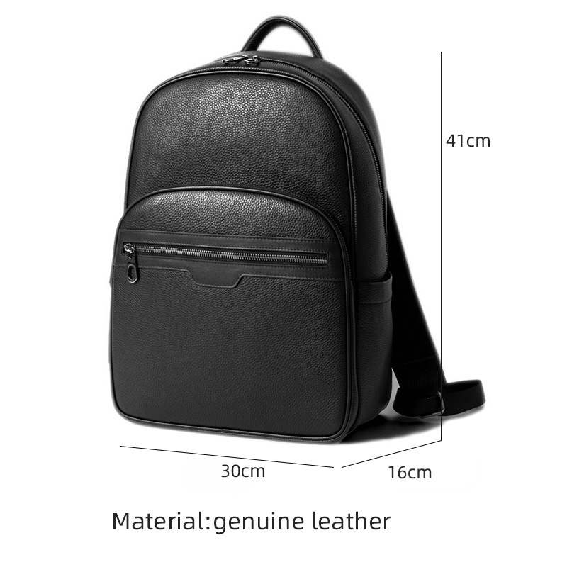 Nova marca de couro genuíno do - Streetwear Brand Backpack avaliação e preço